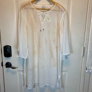 Westbound Beach L Women’s NWT Beach/pool Cover-up Nylon Textured Tie-dye Effect